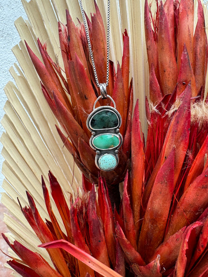 Emerald and Turquoise Talisman