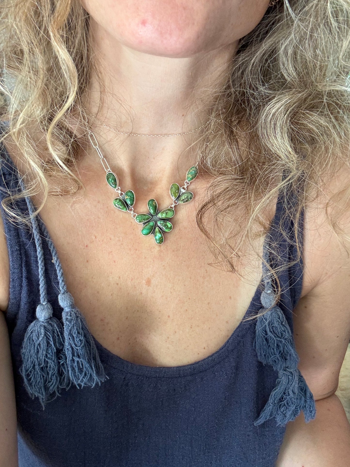 Sonoran Gold Turquoise Necklace
