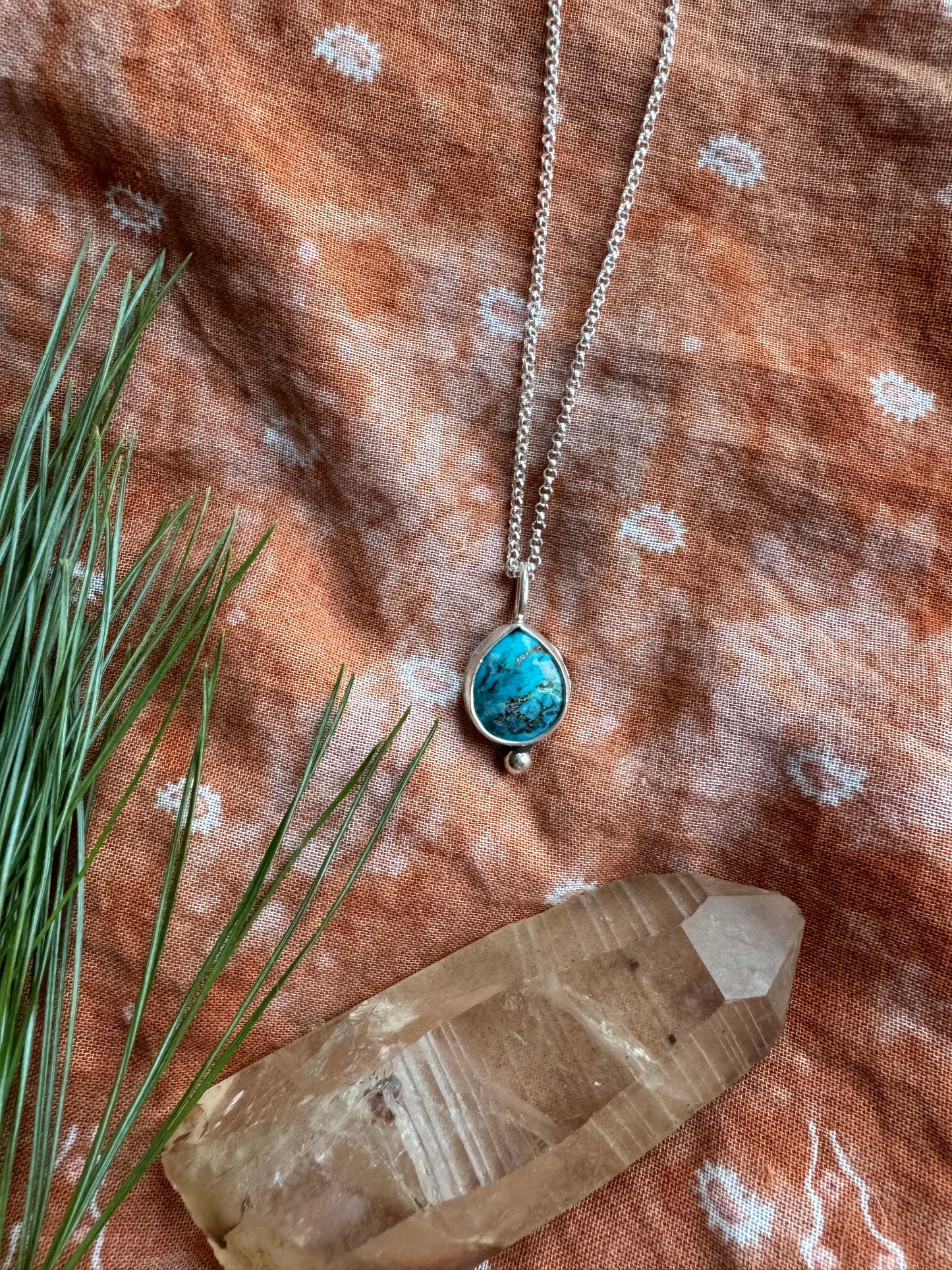 Turquoise Dainty Drop - no.6