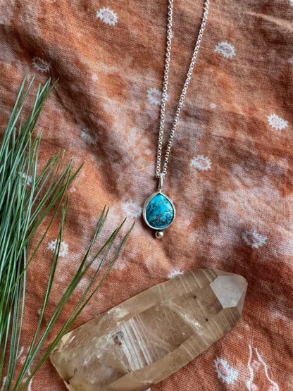Turquoise Dainty Drop - no.6