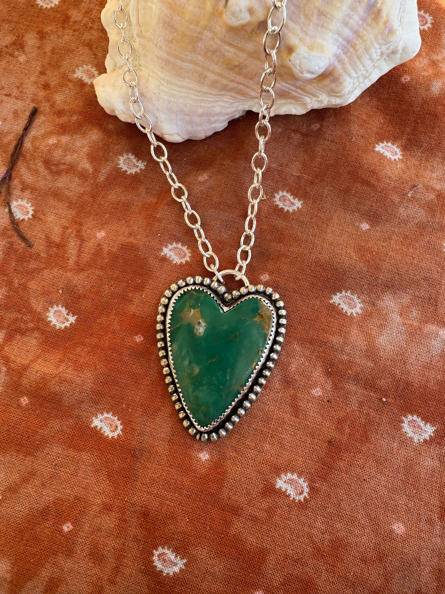 Turquoise "Sweet Heart" Statement Necklace