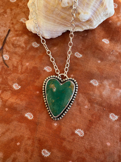 Turquoise "Sweet Heart" Statement Necklace