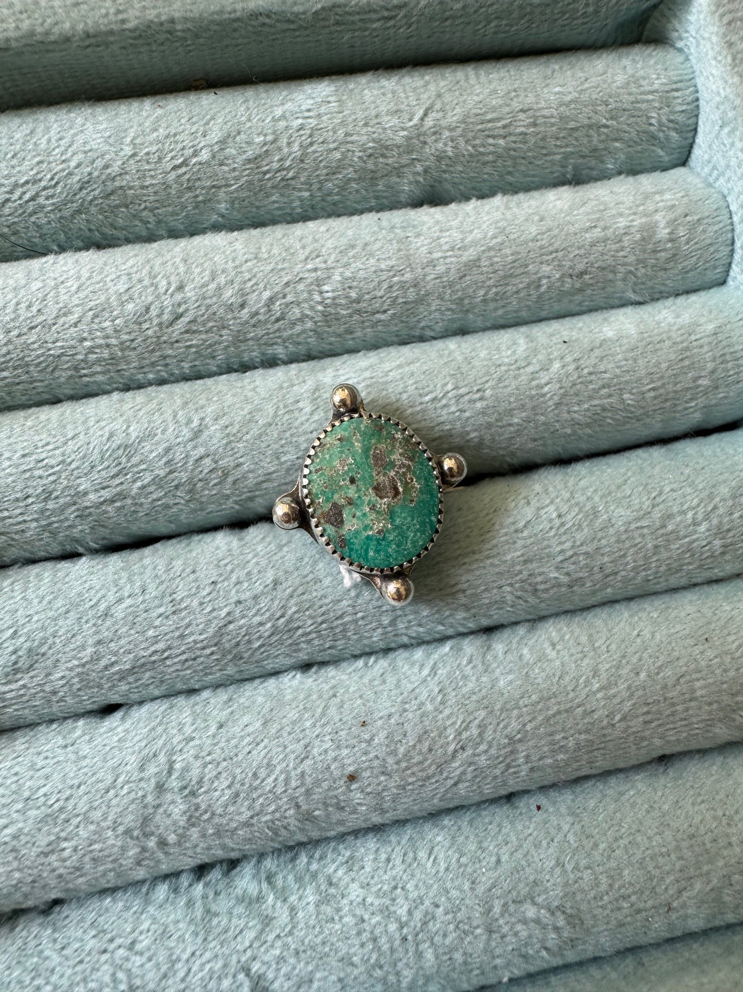 Carico Lake Turquoise "Waypoint" Ring - Size 6