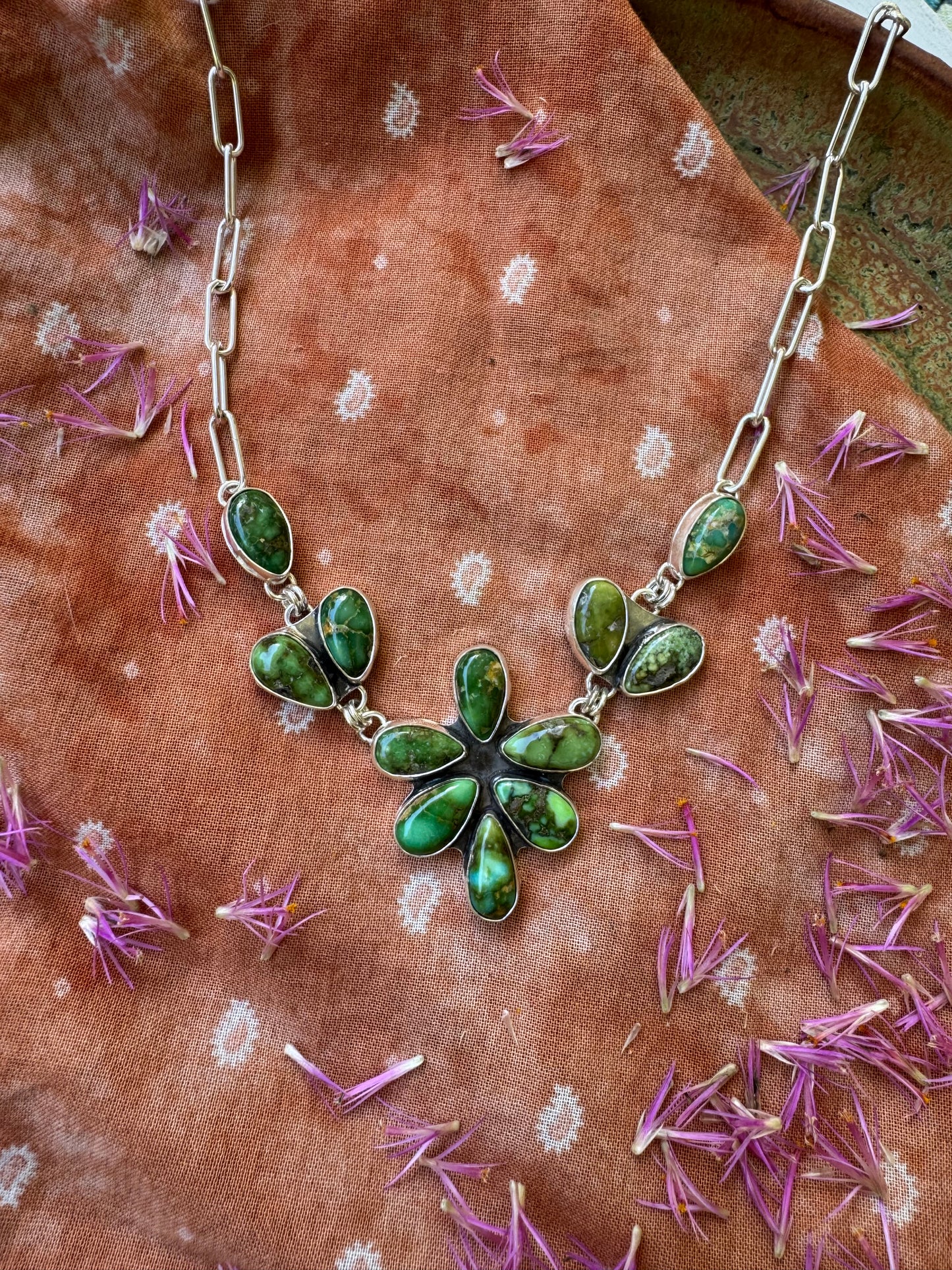 Sonoran Gold Turquoise Necklace