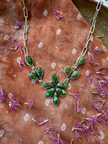 Sonoran Gold Turquoise Necklace