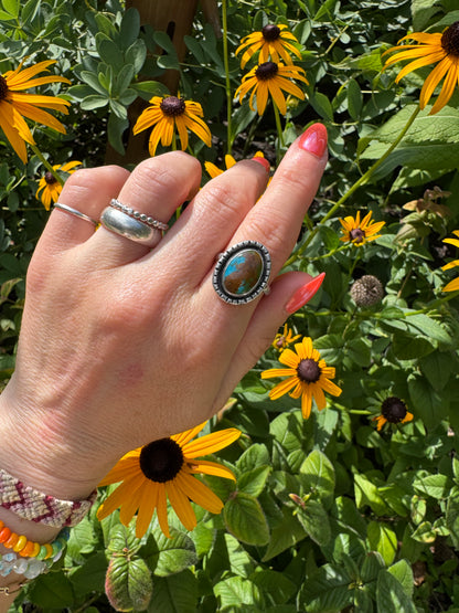 Royston Turquoise Ring - Size 7 1/4