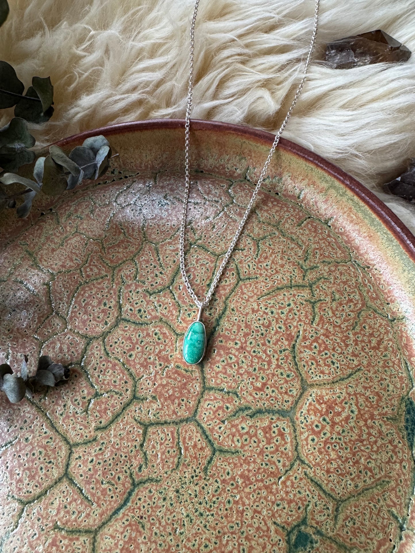 Turquoise Dainty Drop Necklace no. 9