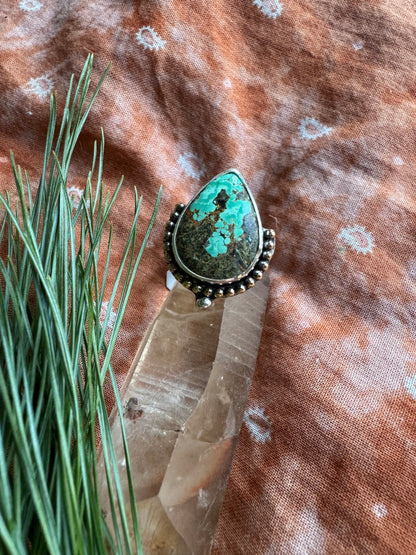 Tyrone Turquoise Ring - Size 10