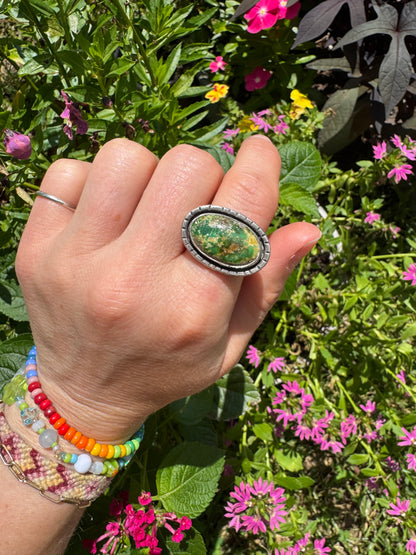 Sonoran Mountain Turquoise ring - size 7
