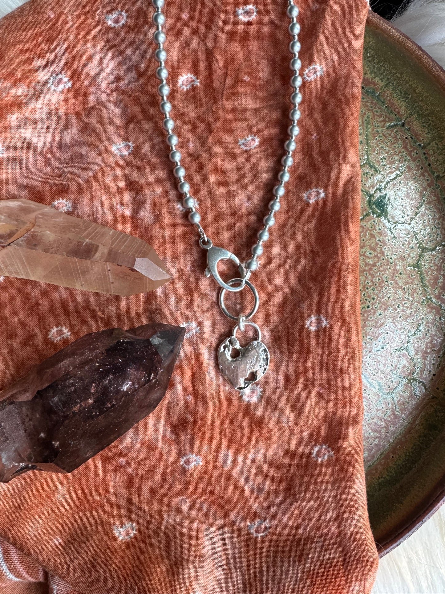 Scrappy Heart Pendant