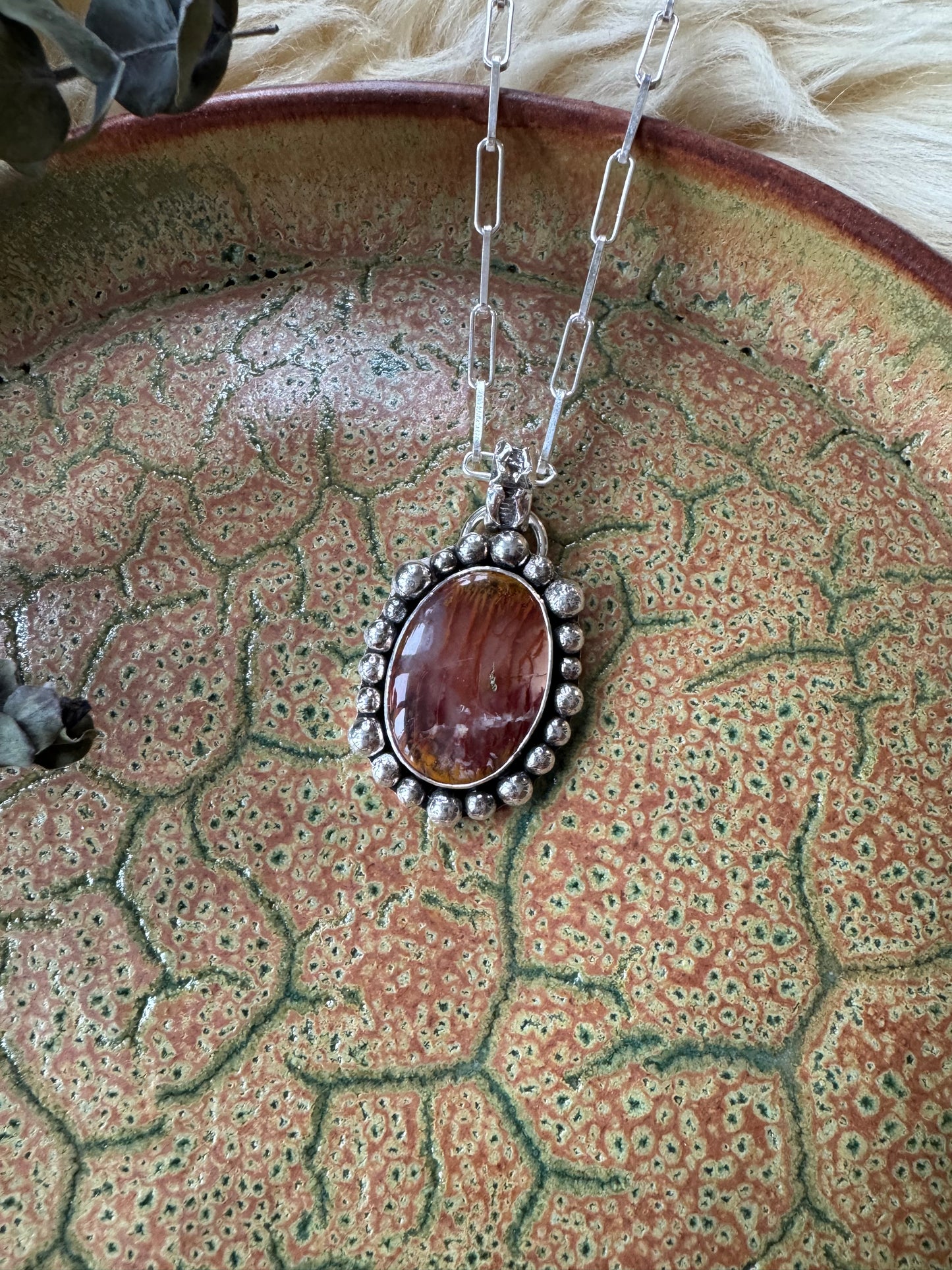 Bird of Paradise Agate Talisman