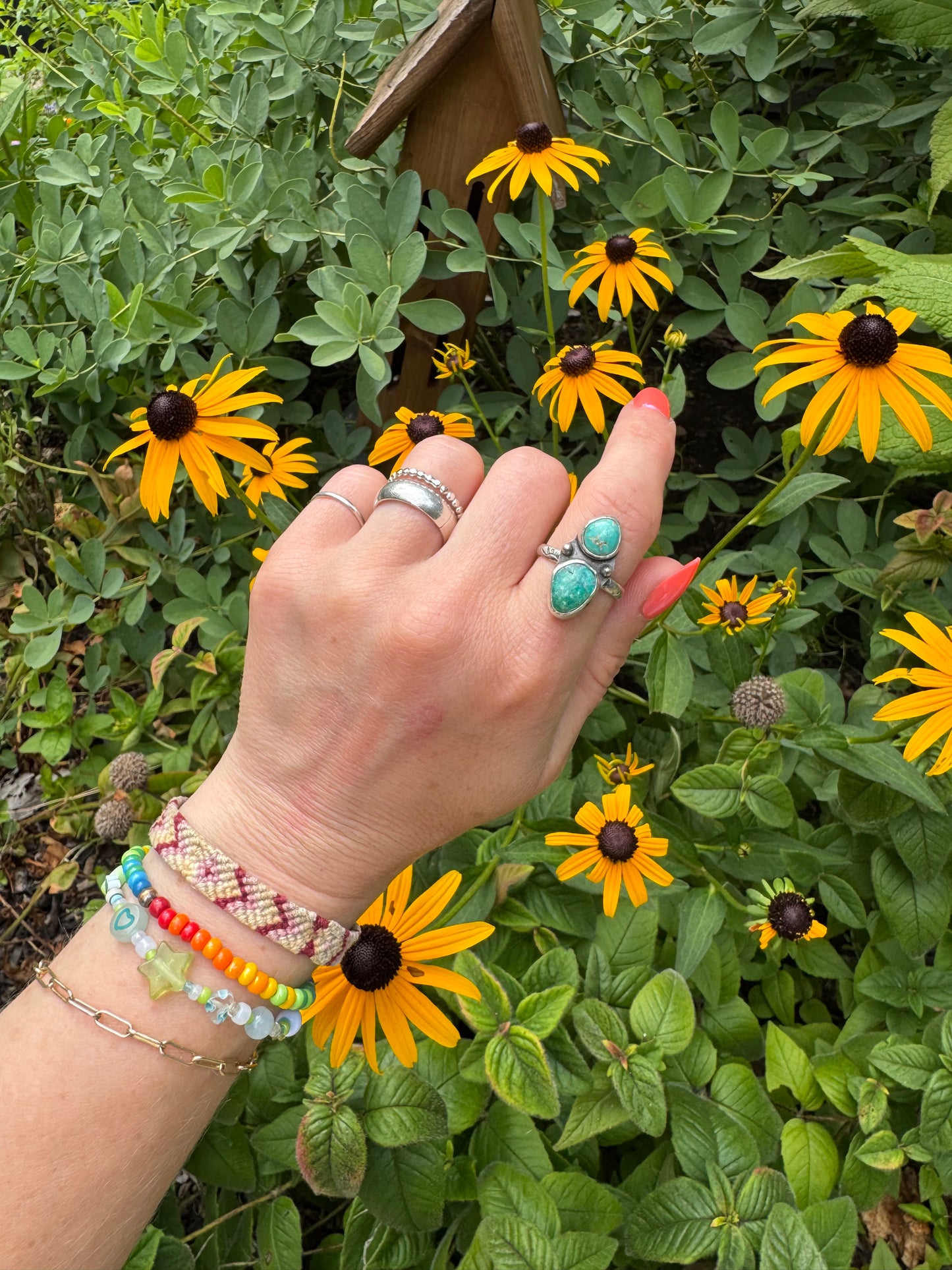 Carico Lake Turquoise Ring - Size 6 1/2