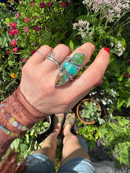 Turquoise "Ranger" Ring - Size 7 1/2