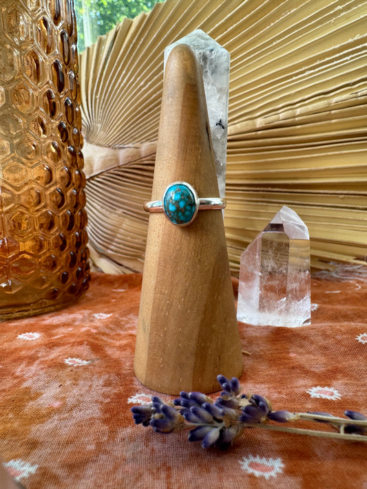 Kingman Turquoise Ring no. 2 - size 8