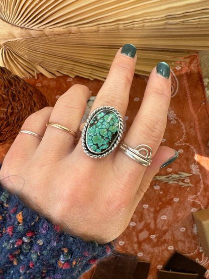 Treasure Mountain Turquoise Ring - Size 9