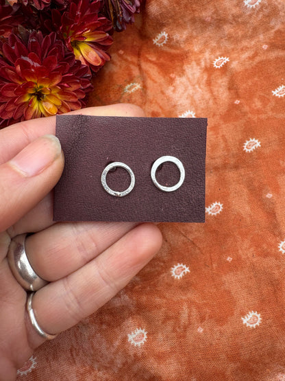 Full Circle Studs - Sterling Silver