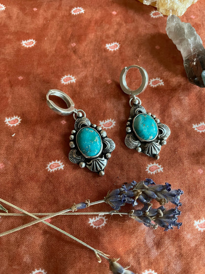 Turquoise "Cragg" Dangles