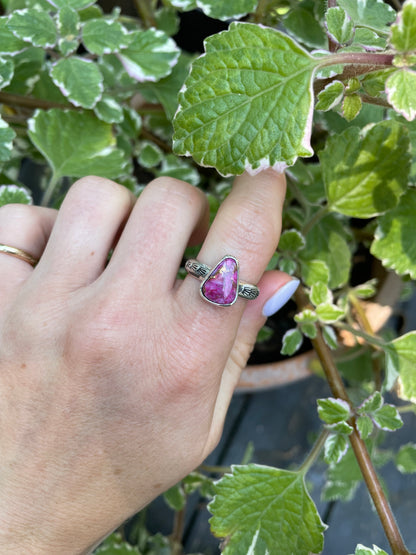 Dahlia Turquoise Ring - Size 6