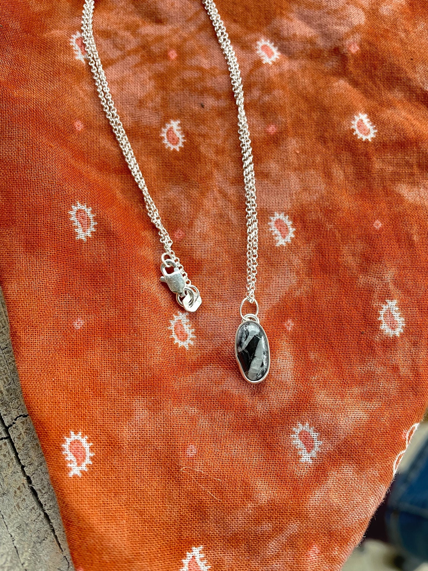 White Buffalo Turquoise "Mini" Necklace no. 3
