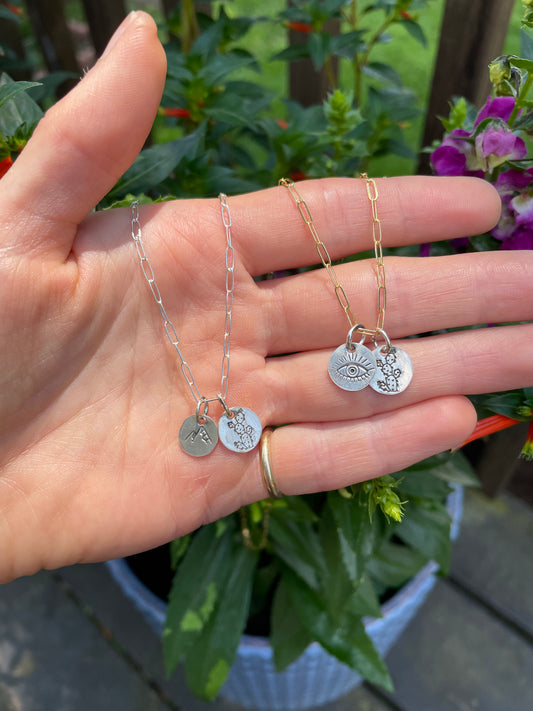 Dainty "Blaze" Necklace - Paperclip Style Chain