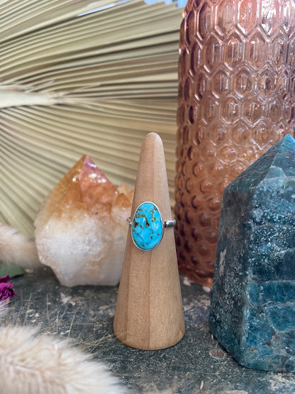 Kingman Turquoise Ring - Size 7 1/4