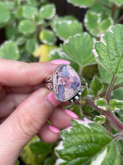 Mexican Fire Opal Ring - Size 8 3/4