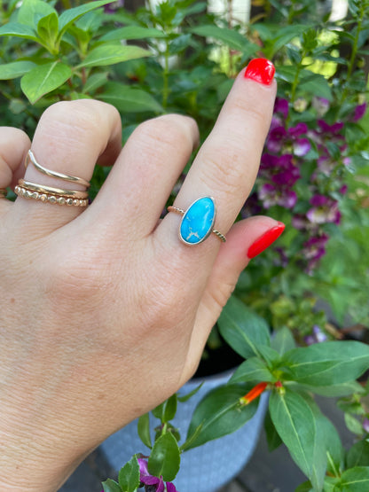 Blue Ridge Turquoise Ring - Size 5 1/2
