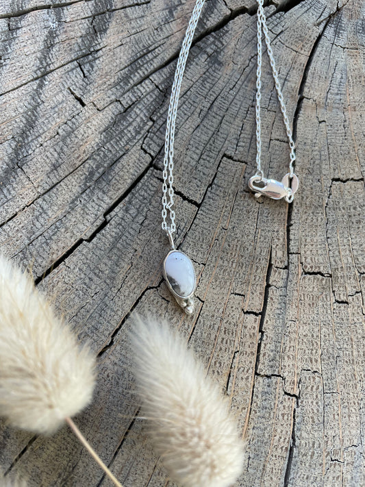 White Buffalo Turquoise "Mini" Necklace no. 4