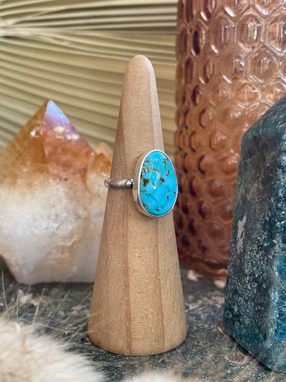 Kingman Turquoise Ring - Size 7 1/4