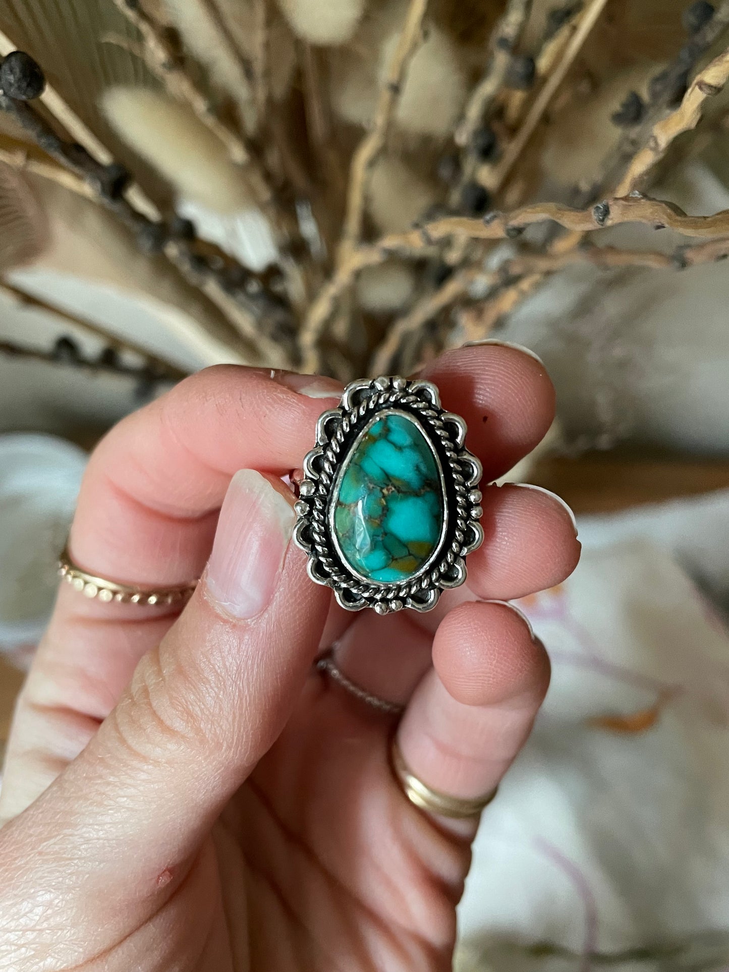 Lone Mountain Turquoise "Agua Dulce" - size 6 1/4