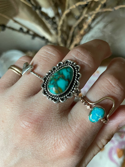 Lone Mountain Turquoise "Agua Dulce" - size 6 1/4