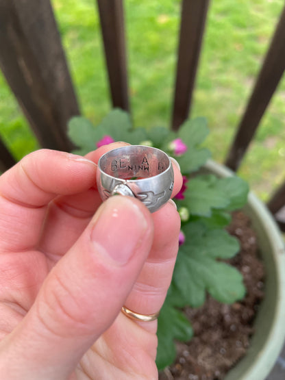 Sonoran Gold Turquoise "DBAP" Ring - size 7 3/4
