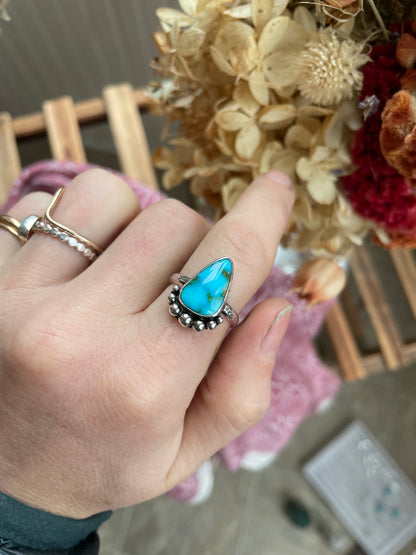 Sonoran Mountain Turquoise Ring - size 5 1/2