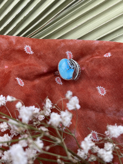 Golden Hills Turquoise Ring - Size 5 1/2